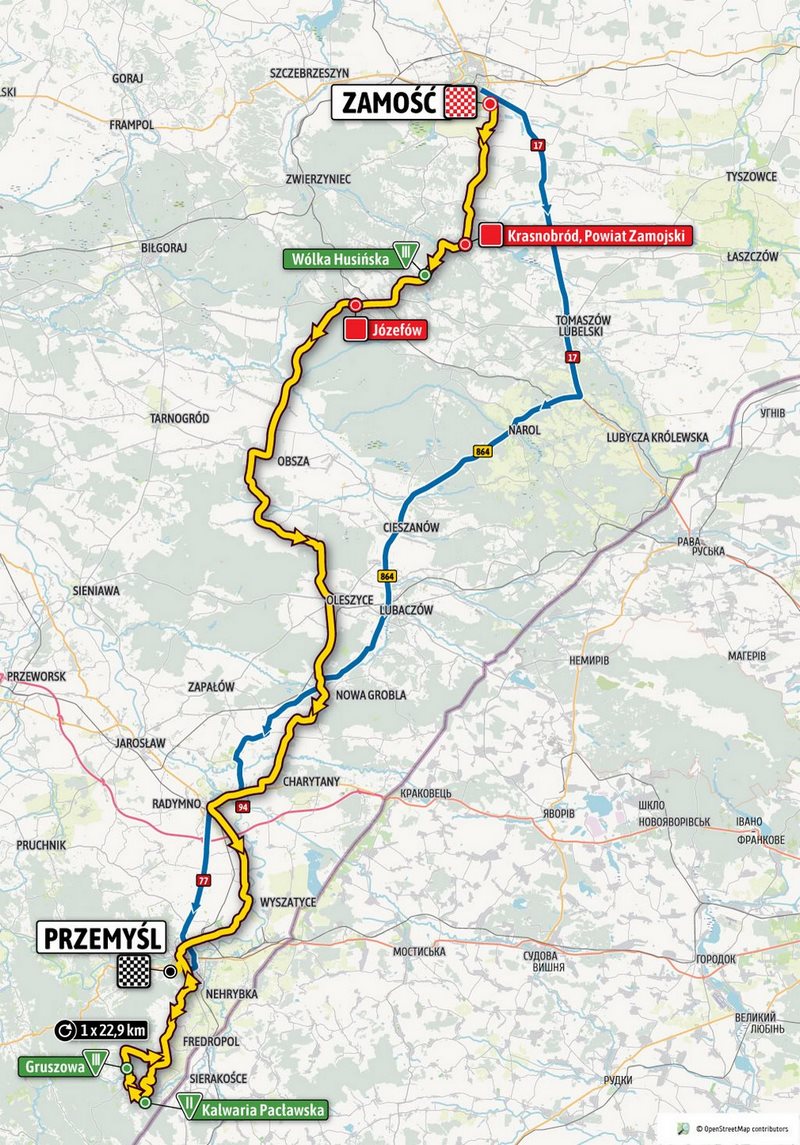 tour de pologne 4.08 trasa